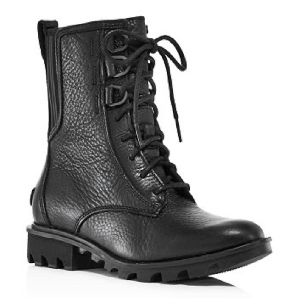 SOREL Phoenix Lace-Up Waterproof Combat Boots size